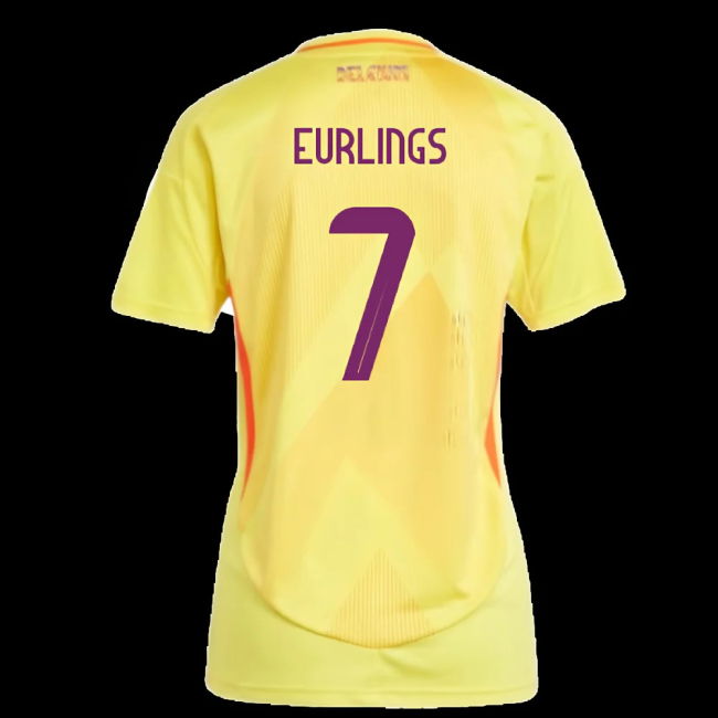 2025-2026 Belgium Womens Team Away Shirt (Ladies) (Eurlings 7)