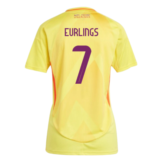 2025-2026 Belgium Womens Team Away Shirt (Ladies) (Eurlings 7)