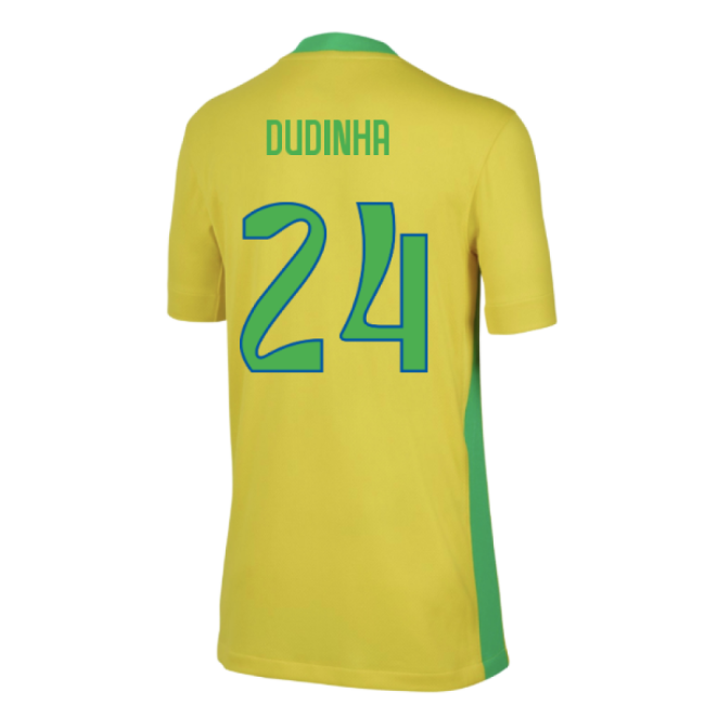 2025-2026 Brazil Womens Team Home Shirt (Kids) (Dudinha 24)
