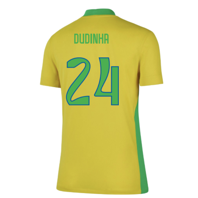 2025-2026 Brazil Womens Team Home Shirt (Ladies) (Dudinha 24)