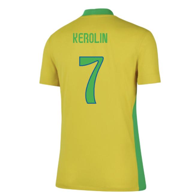 2025-2026 Brazil Womens Team Home Shirt (Ladies) (Kerolin 7)