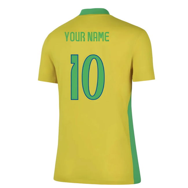 2025-2026 Brazil Womens Team Home Shirt (Ladies) (Your Name)
