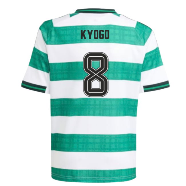 2025-2026 Celtic Home Shirt - Kids (Kyogo 8)
