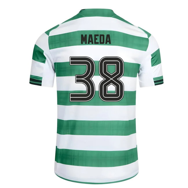 2025-2026 Celtic Home Shirt (No Sponsor) (Maeda 38)