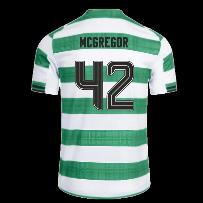 2025-2026 Celtic Home Shirt (No Sponsor) (McGregor 42)