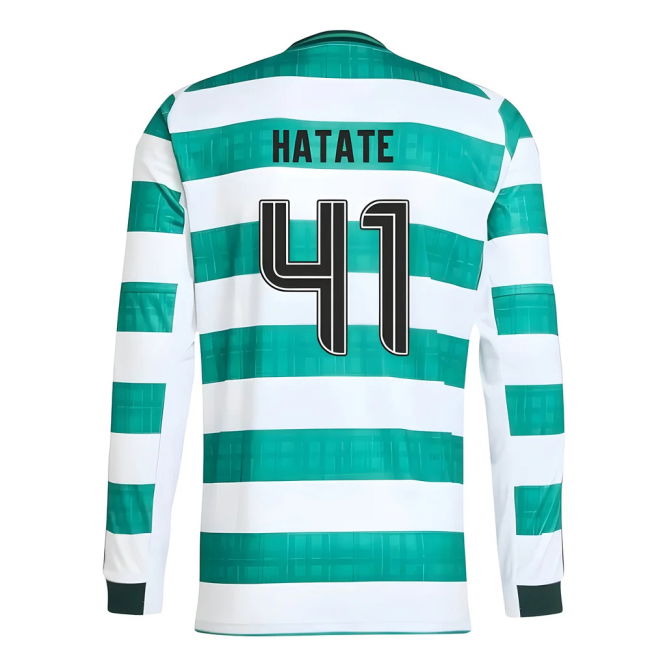 2025-2026 Celtic Long Sleeve Home Shirt (Hatate 41)