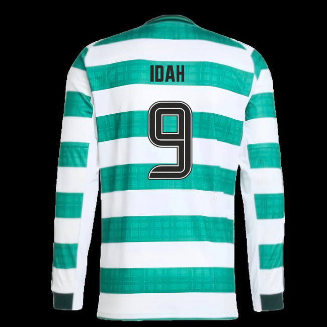2025-2026 Celtic Long Sleeve Home Shirt (Idah 9)