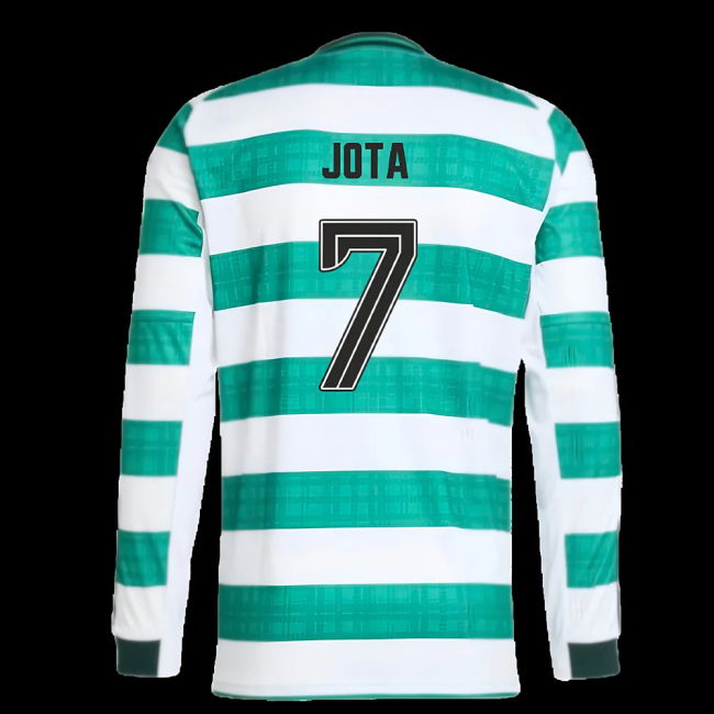 2025-2026 Celtic Long Sleeve Home Shirt (Jota 7)