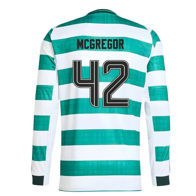 2025-2026 Celtic Long Sleeve Home Shirt (McGregor 42)