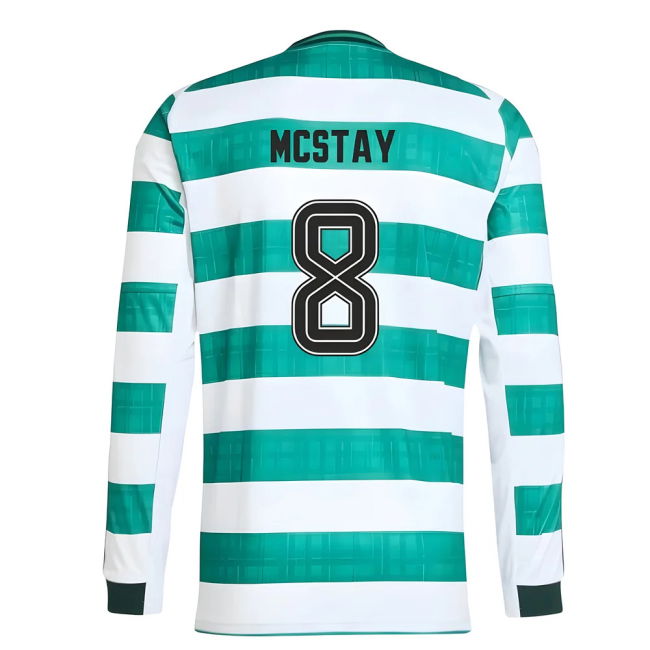 2025-2026 Celtic Long Sleeve Home Shirt (McStay 8)