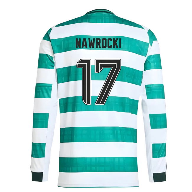 2025-2026 Celtic Long Sleeve Home Shirt (Nawrocki 17)
