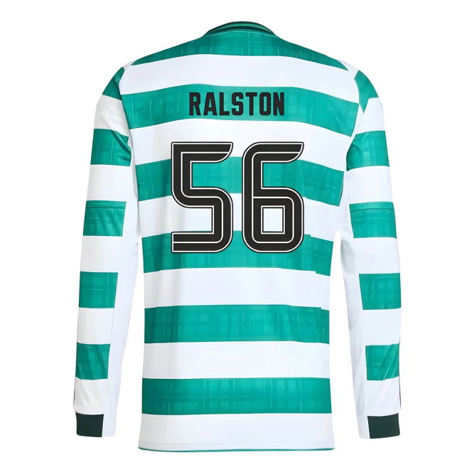 2025-2026 Celtic Long Sleeve Home Shirt (Ralston 56)