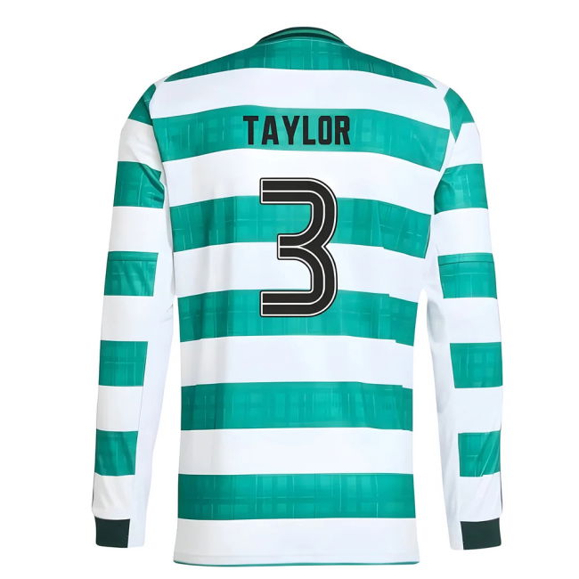 2025-2026 Celtic Long Sleeve Home Shirt (Taylor 3)