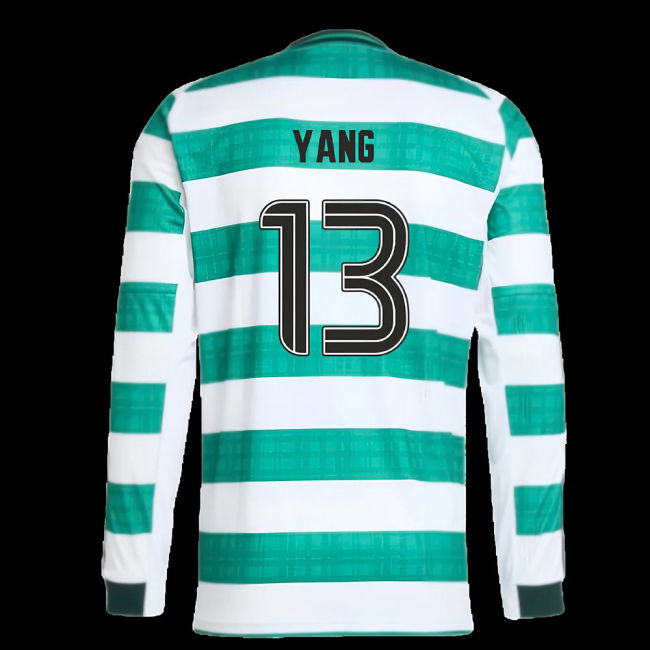 2025-2026 Celtic Long Sleeve Home Shirt (Yang 13)