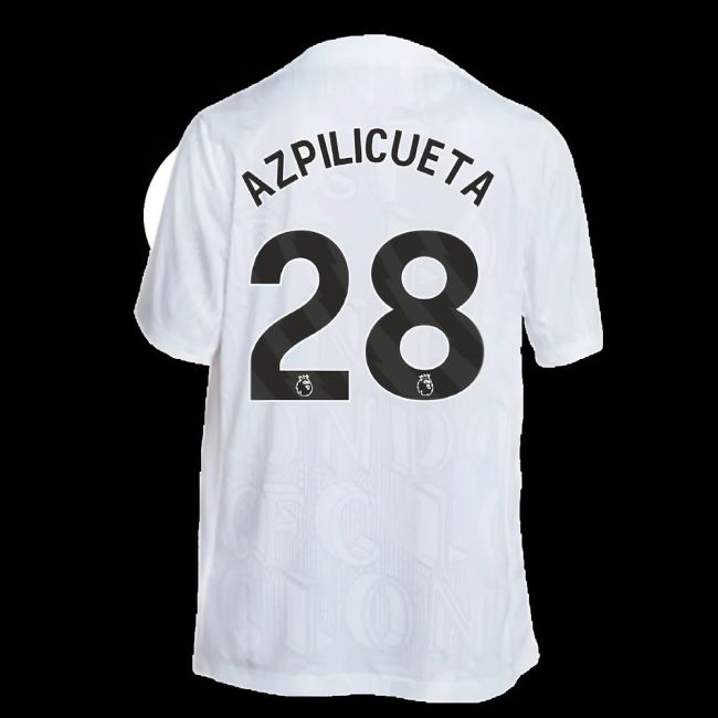 2025-2026 Chelsea Academy Pro Pre-Match Football Top (White) (Azpilicueta 28)