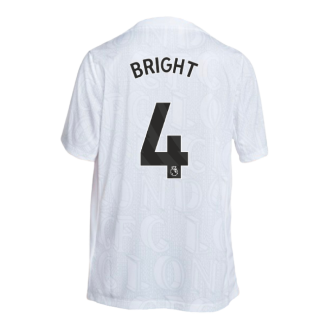 2025-2026 Chelsea Academy Pro Pre-Match Football Top (White) (Bright 4)