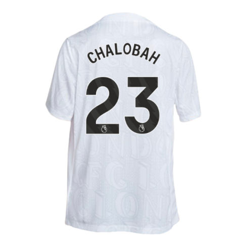 2025-2026 Chelsea Academy Pro Pre-Match Football Top (White) (Chalobah 23)