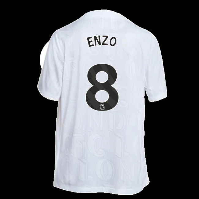 2025-2026 Chelsea Academy Pro Pre-Match Football Top (White) (Enzo 8)