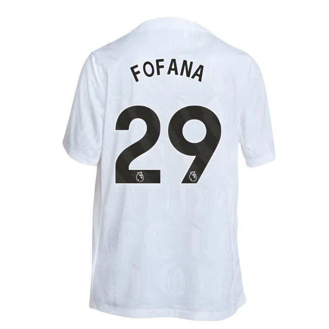 2025-2026 Chelsea Academy Pro Pre-Match Football Top (White) (Fofana 29)