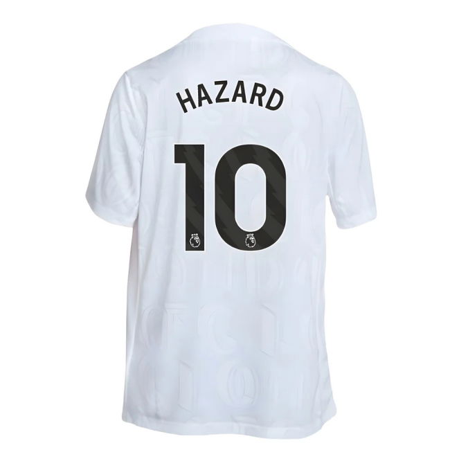 2025-2026 Chelsea Academy Pro Pre-Match Football Top (White) (Hazard 10)