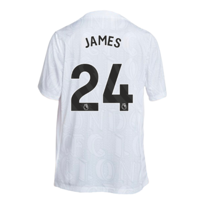 2025-2026 Chelsea Academy Pro Pre-Match Football Top (White) (James 24)