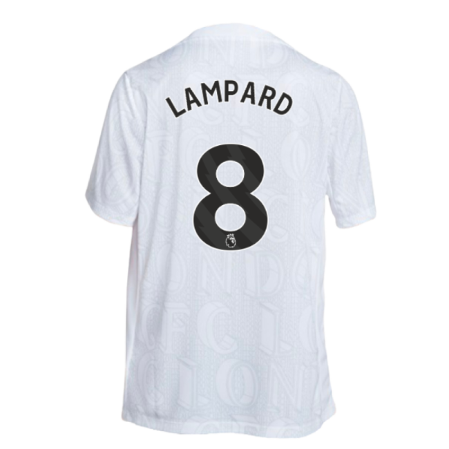 2025-2026 Chelsea Academy Pro Pre-Match Football Top (White) (Lampard 8)