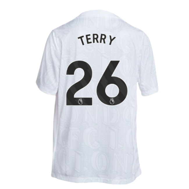 2025-2026 Chelsea Academy Pro Pre-Match Football Top (White) (Terry 26)