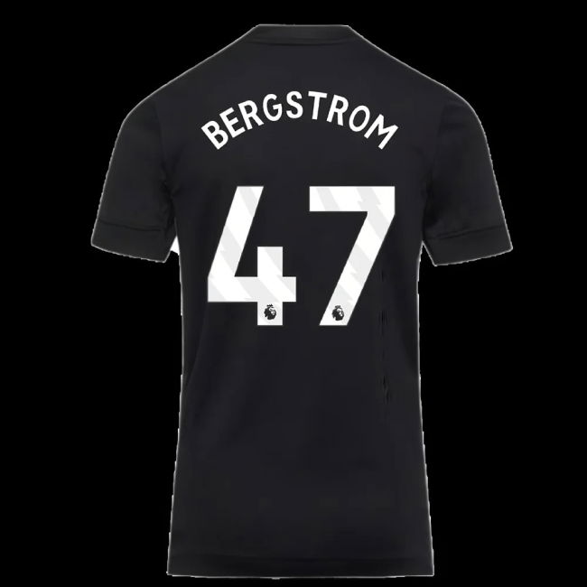 2025-2026 Chelsea Home Goalkeeper Shirt (Black) - Kids (Bergstrom 47)