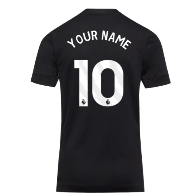 2025-2026 Chelsea Home Goalkeeper Shirt (Black) - Kids (Your Name)