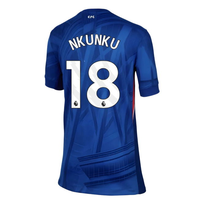 2025-2026 Chelsea Home Shirt (Kids) (Nkunku 18)