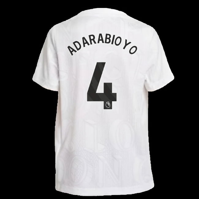 2025-2026 Chelsea Pre-Match Shirt (White) - Kids (Adarabioyo 4)