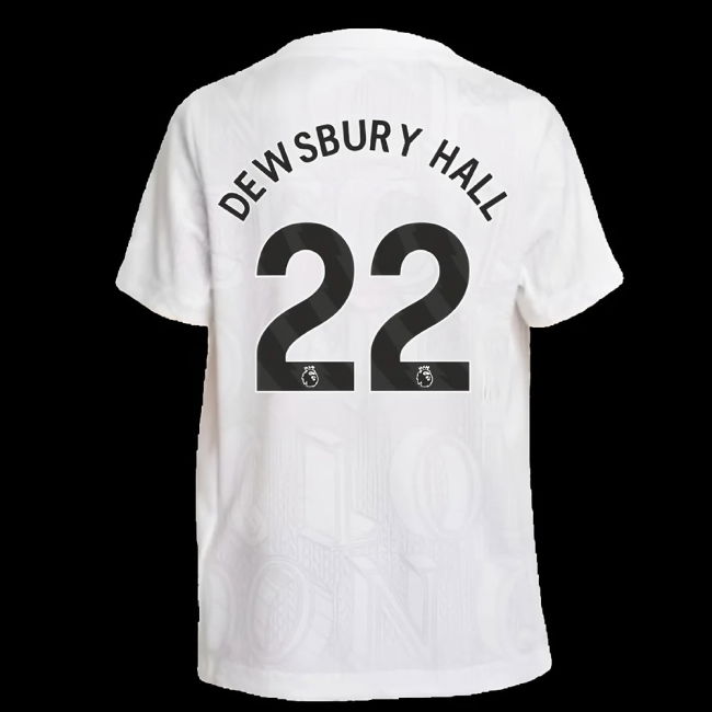 2025-2026 Chelsea Pre-Match Shirt (White) - Kids (Dewsbury Hall 22)