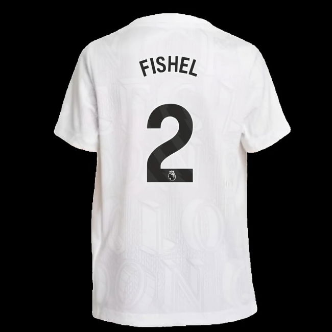2025-2026 Chelsea Pre-Match Shirt (White) - Kids (Fishel 2)