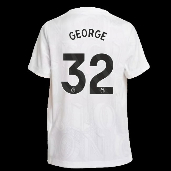 2025-2026 Chelsea Pre-Match Shirt (White) - Kids (George 32)