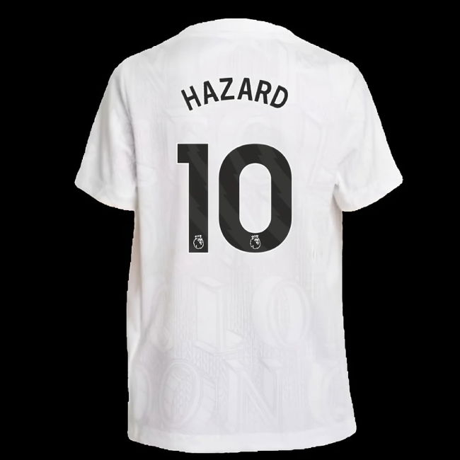 2025-2026 Chelsea Pre-Match Shirt (White) - Kids (Hazard 10)