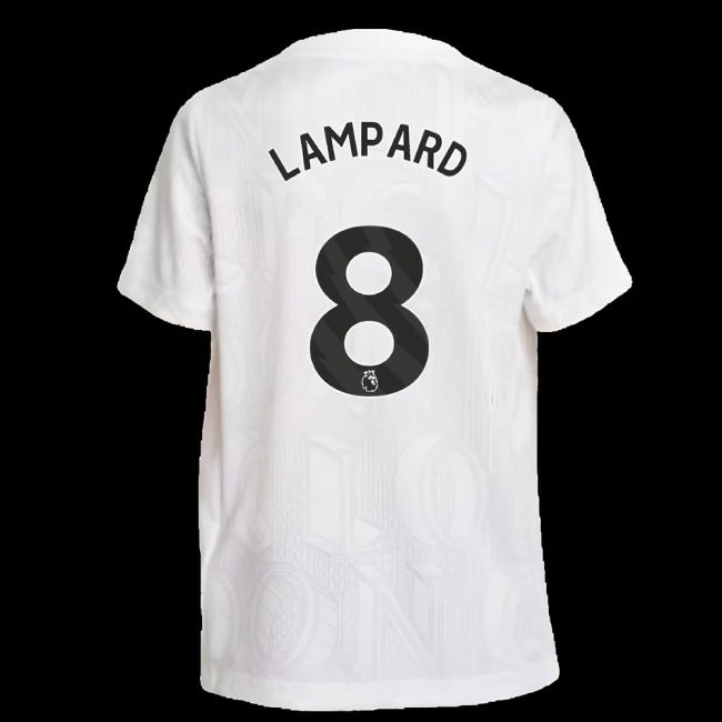 2025-2026 Chelsea Pre-Match Shirt (White) - Kids (Lampard 8)