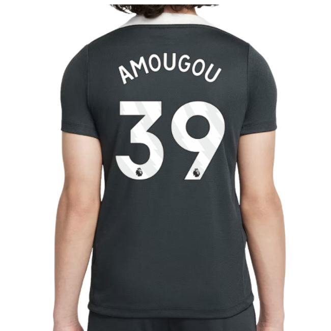 2025-2026 Chelsea Strike Training Shirt (Green) - Kids (Amougou 39)