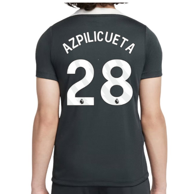 2025-2026 Chelsea Strike Training Shirt (Green) - Kids (Azpilicueta 28)