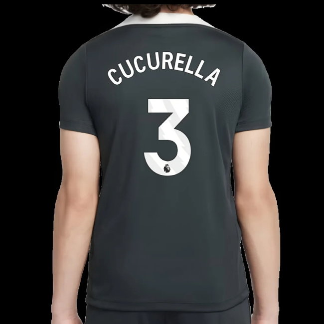 2025-2026 Chelsea Strike Training Shirt (Green) - Kids (Cucurella 3)