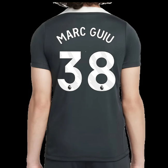 2025-2026 Chelsea Strike Training Shirt (Green) - Kids (Marc Guiu 38)