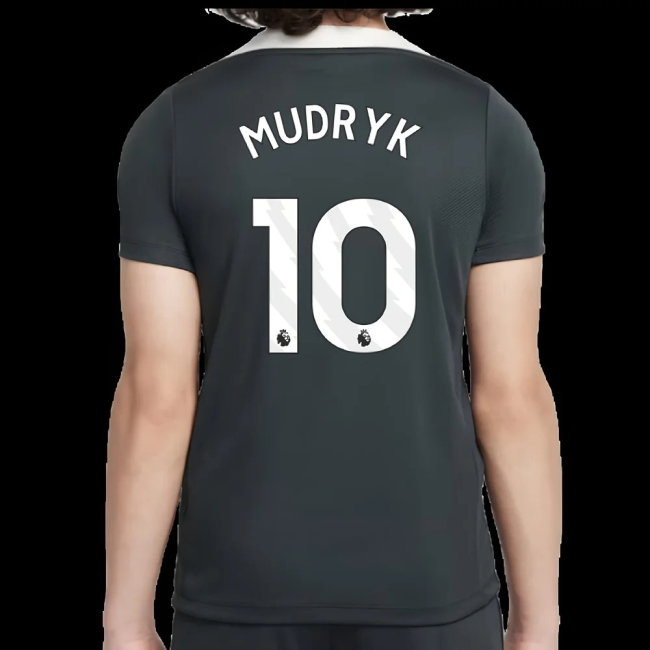 2025-2026 Chelsea Strike Training Shirt (Green) - Kids (Mudryk 10)