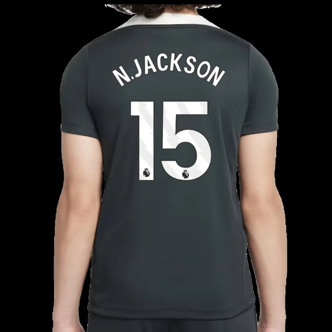 2025-2026 Chelsea Strike Training Shirt (Green) - Kids (N.Jackson 15)