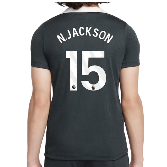 2025-2026 Chelsea Strike Training Shirt (Green) - Kids (N.Jackson 15)