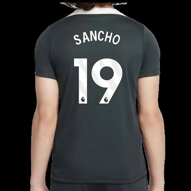 2025-2026 Chelsea Strike Training Shirt (Green) - Kids (Sancho 19)