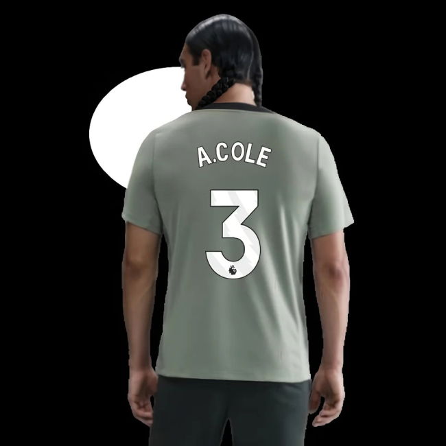 2025-2026 Chelsea Strike Training Shirt (Jade Green) (A.Cole 3)