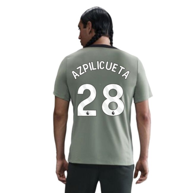2025-2026 Chelsea Strike Training Shirt (Jade Green) (Azpilicueta 28)