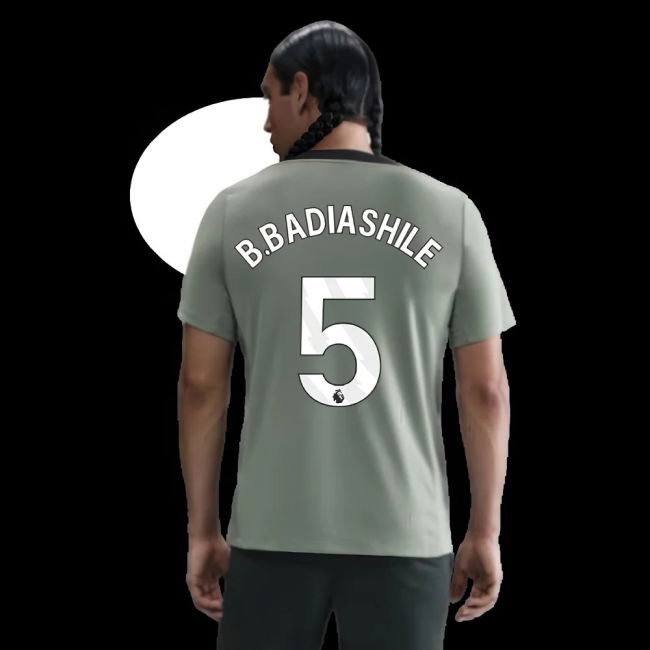 2025-2026 Chelsea Strike Training Shirt (Jade Green) (B.Badiashile 5)