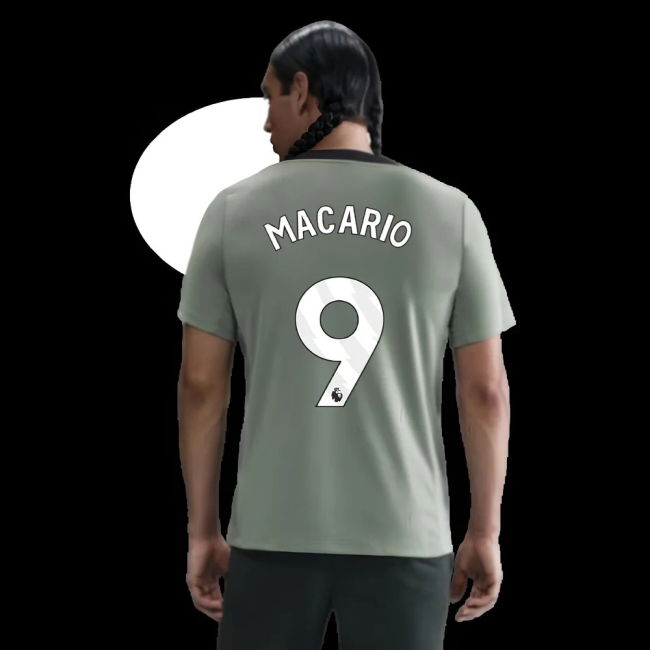 2025-2026 Chelsea Strike Training Shirt (Jade Green) (Macario 9)