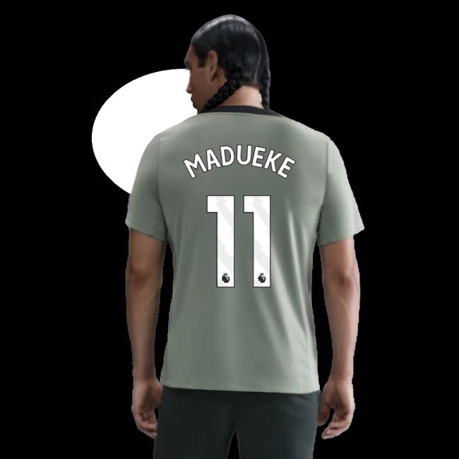 2025-2026 Chelsea Strike Training Shirt (Jade Green) (Madueke 11)