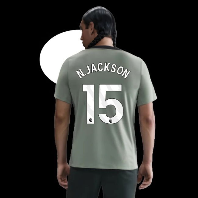 2025-2026 Chelsea Strike Training Shirt (Jade Green) (N.Jackson 15)
